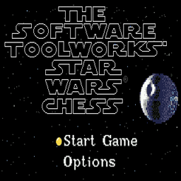 Star Wars Chess (U) Title Screen